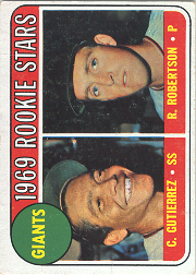 1969 Topps Baseball Cards      016      Rookie Stars-Cesar Gutierrez RC-Rich Robertson RC